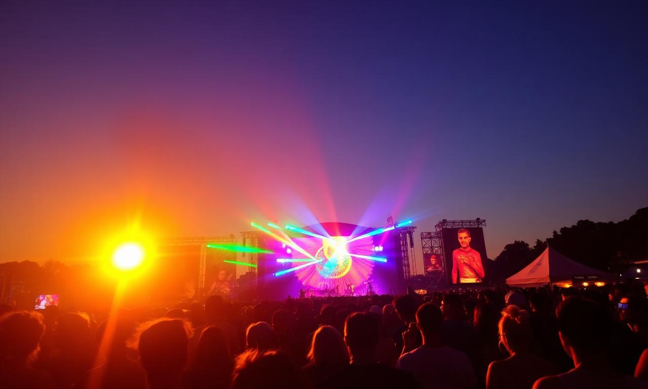 Mingle used at festivals